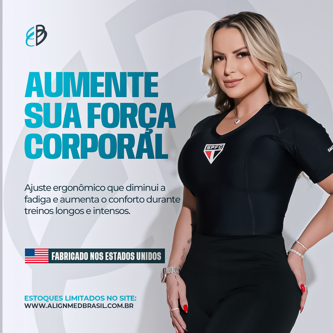 Alteração postural na população idosa x Uso das camisetas posturais da Alignmed®Brasil.