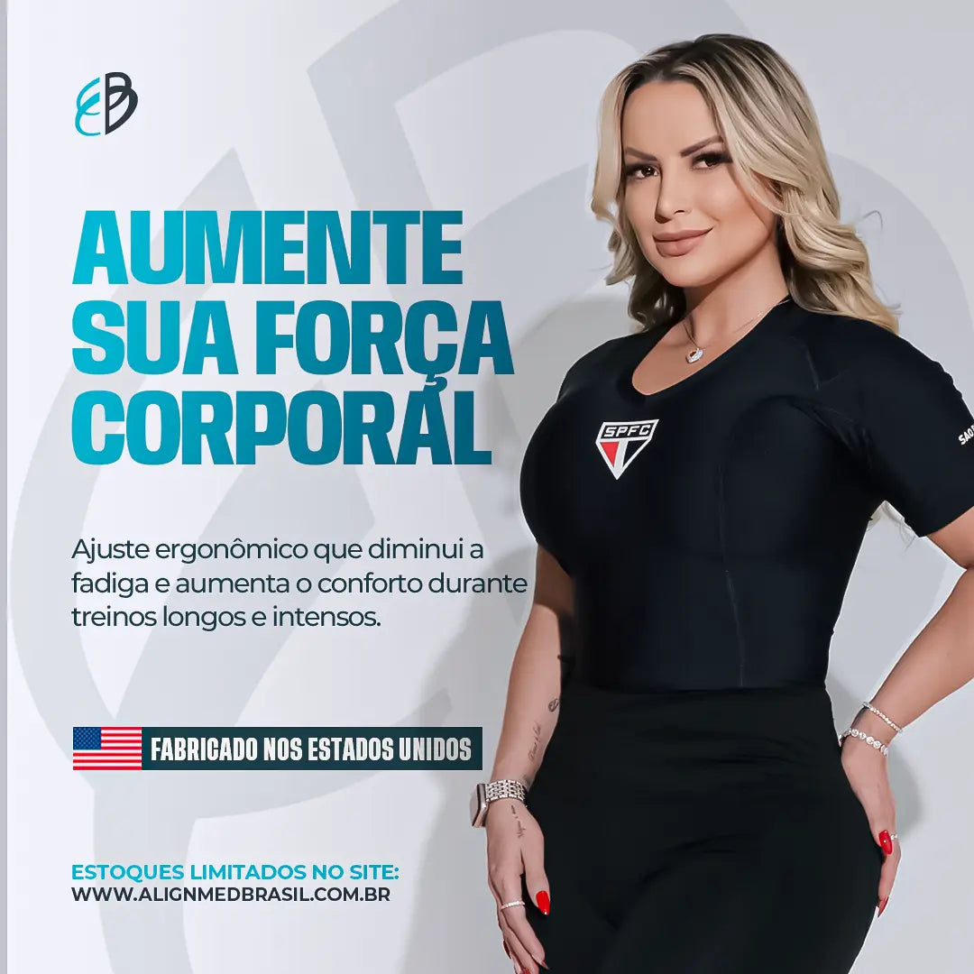 Alteração postural na população idosa x Uso das camisetas posturais da Alignmed®Brasil.