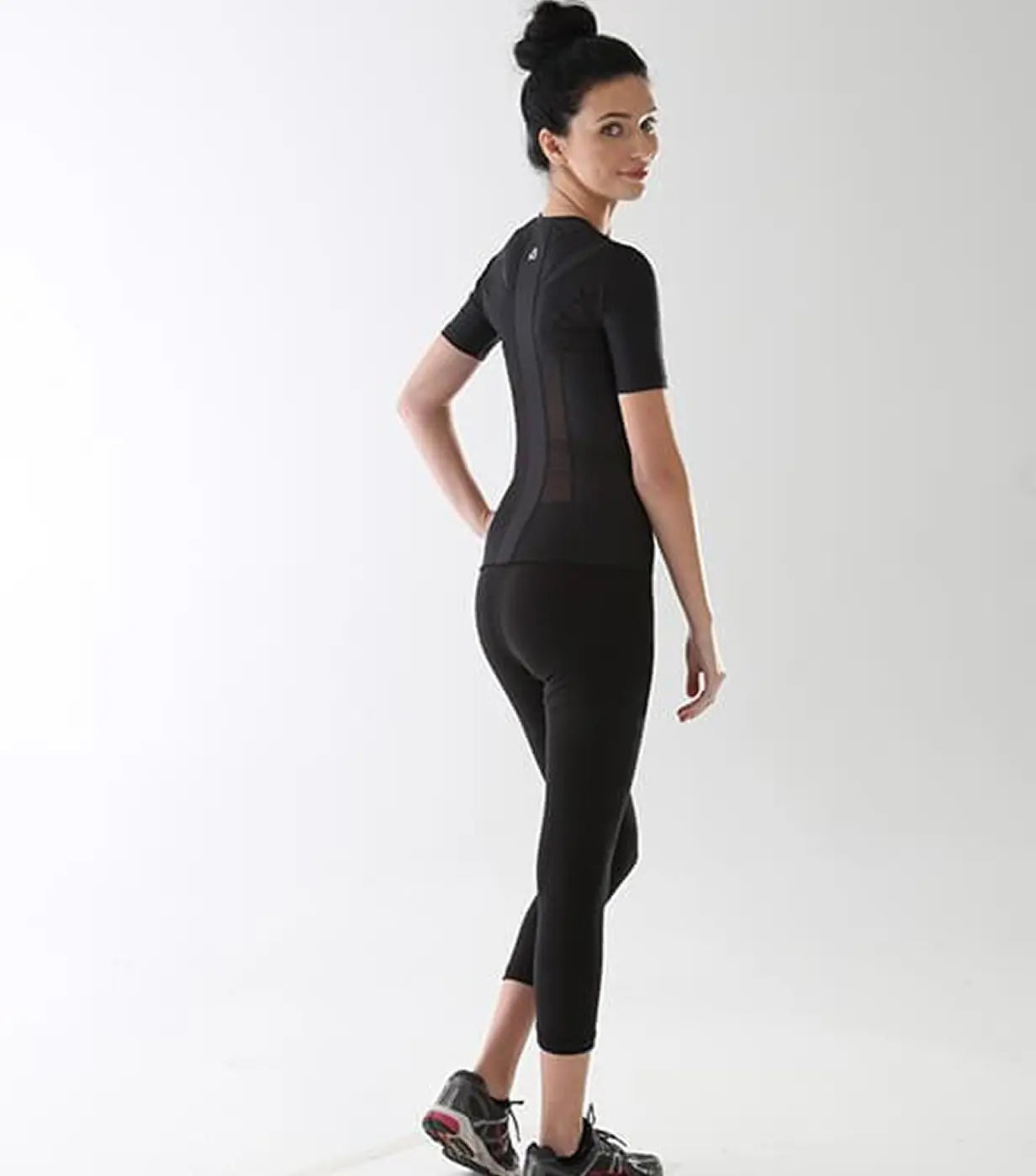 Camiseta postural feminina com zíper Posture Shirt® — Alignmed Brasil — foto 12