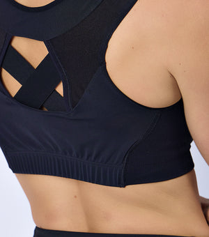 Top Esportivo Postural Para Mulheres Com Zipper