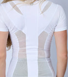 Camiseta postural feminina SPFC com zíper — Alignmed Brasil — foto 7