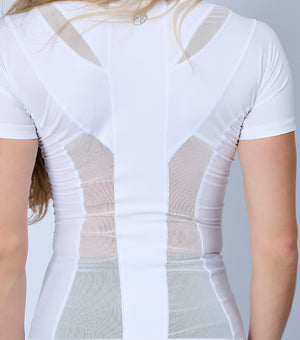 SPFC Camiseta Postural Feminina - Posture Shirt® Com Zipper