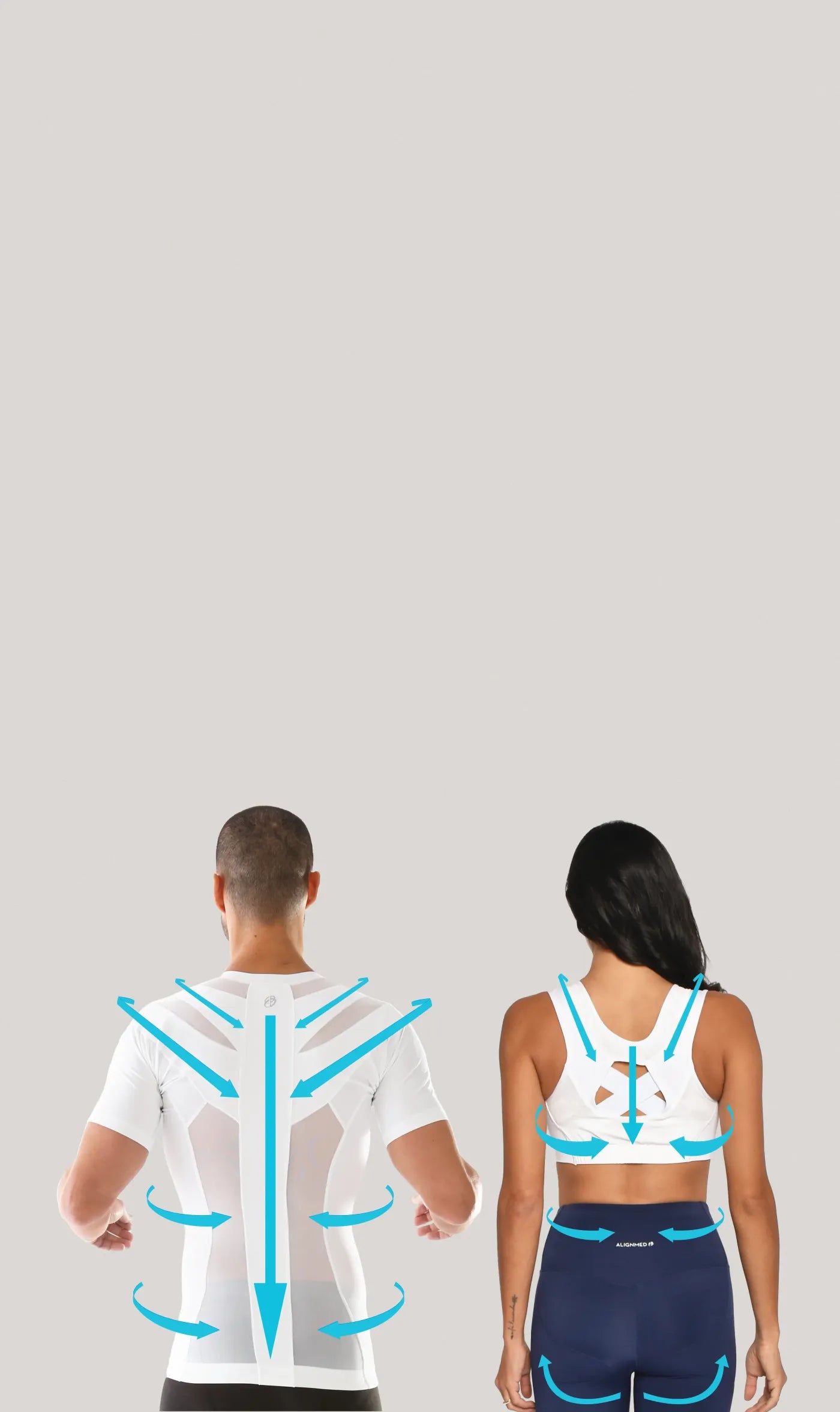 👕 As camisetas posturais da Alignmed Brasil 🇧🇷 