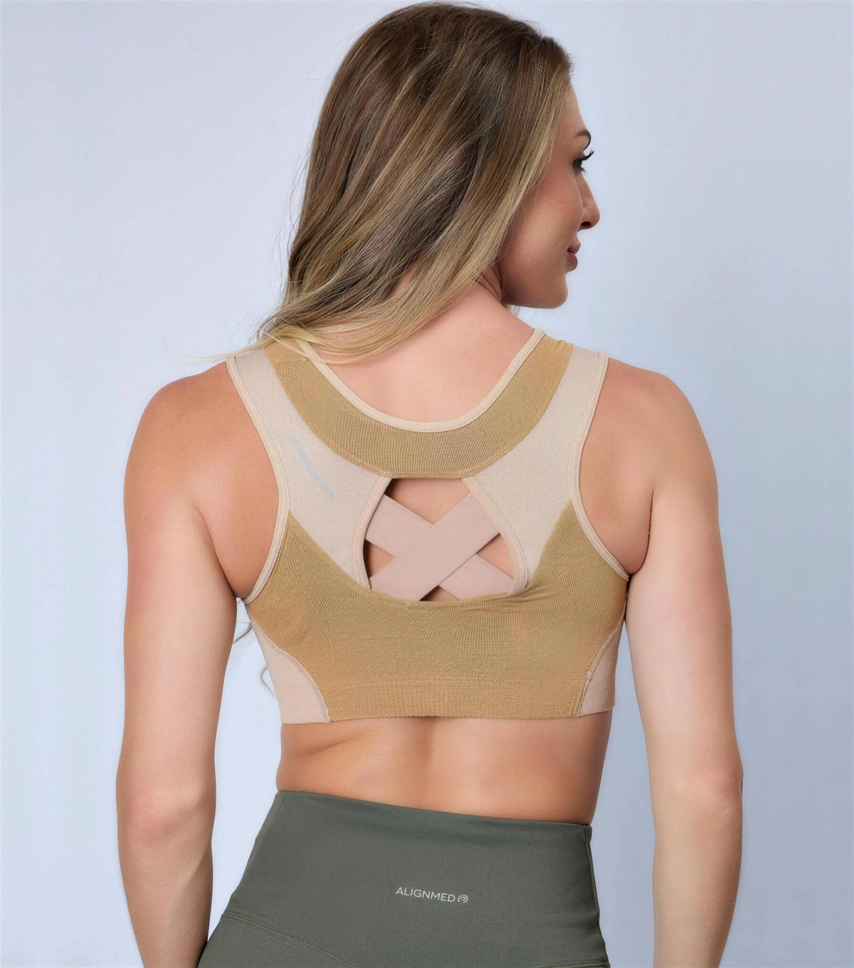 Top esportivo postural feminino com zíper — Alignmed Brasil — foto 7