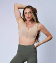 Top esportivo postural feminino com zíper — Alignmed Brasil — foto 9