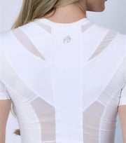 Camiseta postural feminina SPFC com zíper — Alignmed Brasil — foto 2
