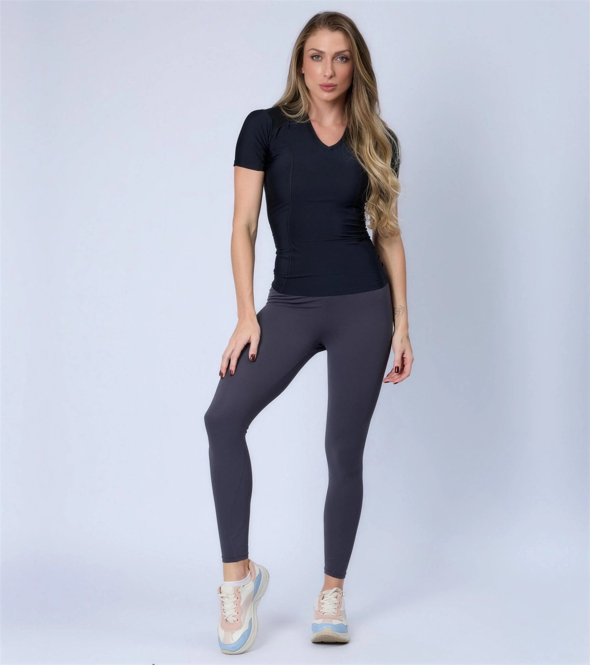 Camiseta postural feminina Posture Shirt® Pullover — Alignmed Brasil — foto 6