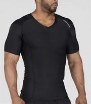 Camiseta postural masculina Posture Shirt® Pullover preta — Alignmed Brasil — foto 1