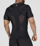 Camiseta postural masculina Posture Shirt® Pullover preta — Alignmed Brasil — foto 2
