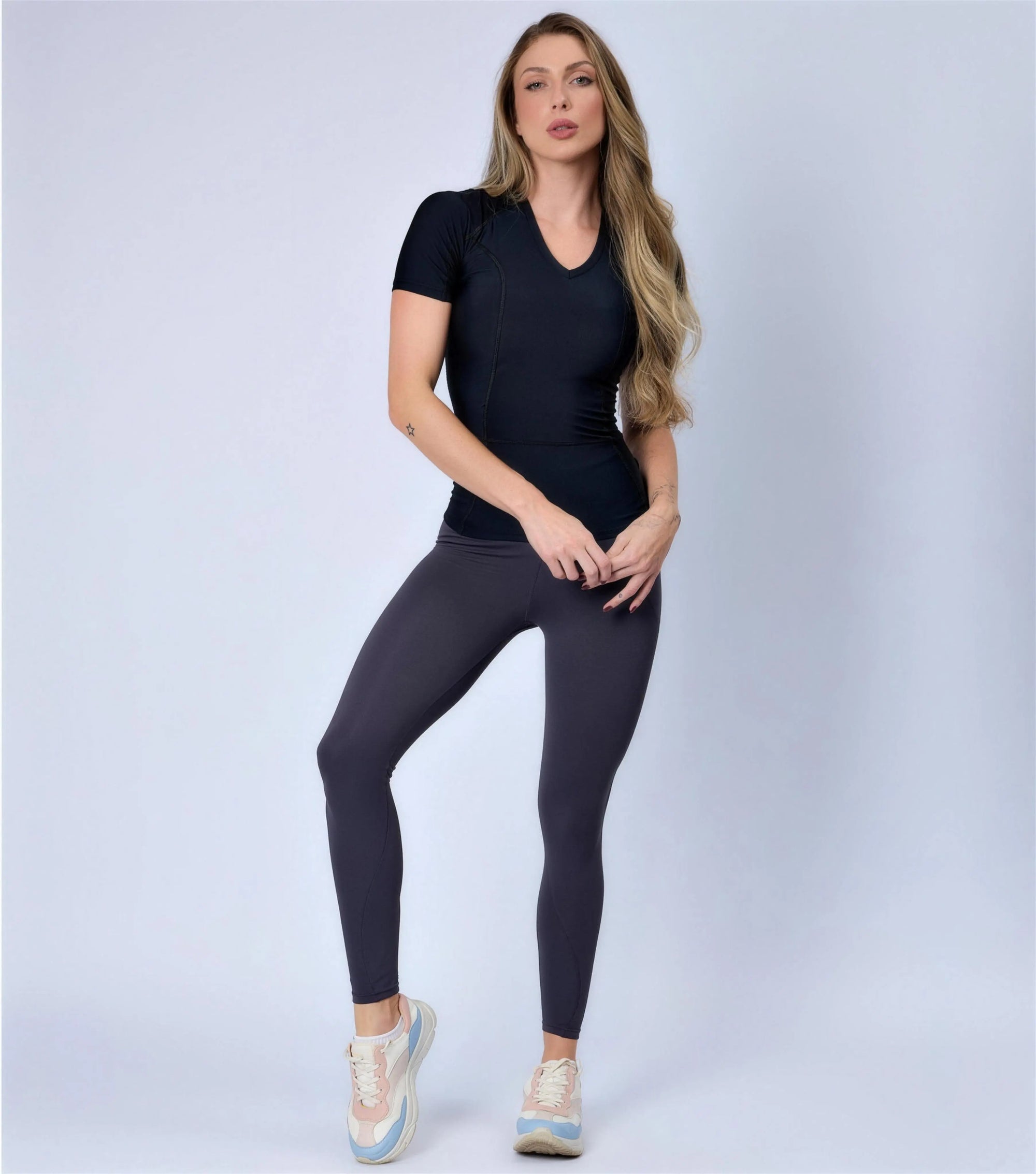 Legging postural de compressão feminina — Alignmed Brasil — foto 22