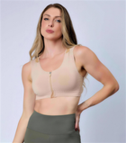 Top Esportivo Postural Feminino com Ziper AlignMed - imagem em alta resolucao