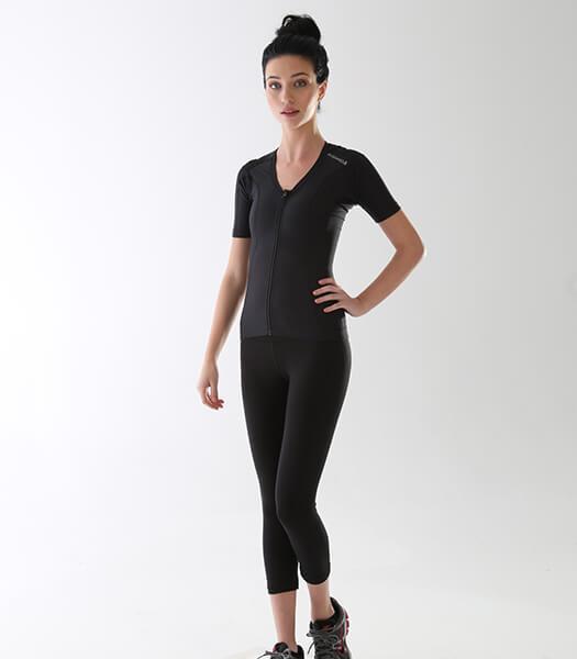 Camiseta Postural Feminina - Posture Shirt® Com Zipper - Alignmed Brasil