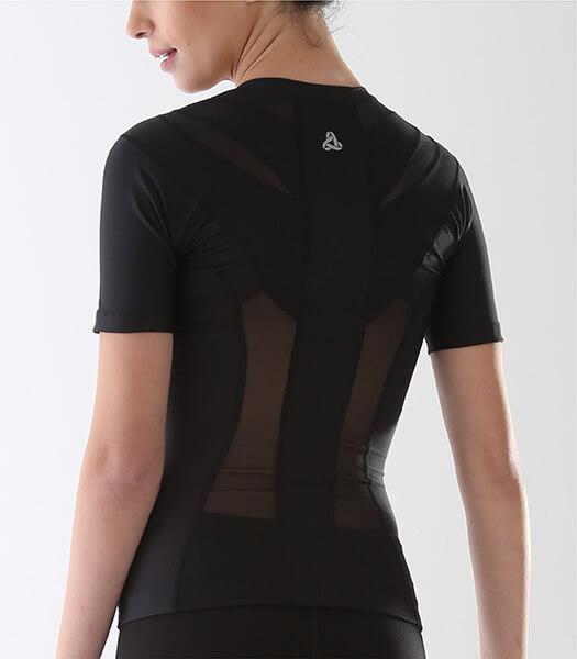 Camiseta Postural Feminina - Posture Shirt® Com Zipper - Alignmed