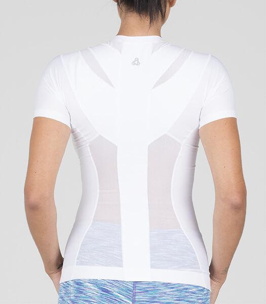 Camiseta Postural Feminina - Posture Shirt® Com Zipper